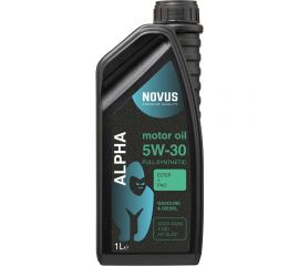 Моторное масло Новус NOVUS ALPHA 5W-30, 1 л (PAO+Ester) A5/B5 ALP202101 
