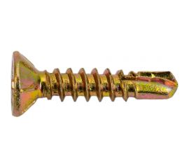 Саморез для оконного профиля с наконечником сверло BEFAST покрытие жёлтый цинк 3,9x19, 1000 шт. C039191000S 