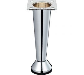 Ножка Tech-Krep металл, конус, регулируемая, Н100 мм, хром - накл. 148564 