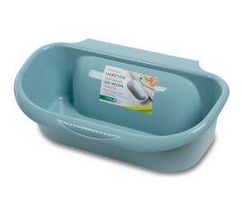 Навесная корзина для мусора Martika "Левита" бирюзовая С842БИР 