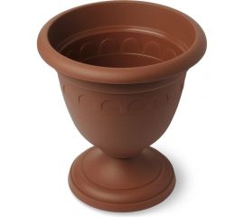 Высокий вазон Martika Колывань 0.8 л, диаметр 14 см, терракотовый С132Т 
