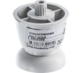 Опора Tech-Krep пластик, регулируемая, D46x50 мм, белая - накл. 148565 