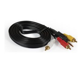 Аудио кабель ExeGate EX-CCA-4P2R-2.0 3.5mm Jack M 3xRCA M, 2м 284945 