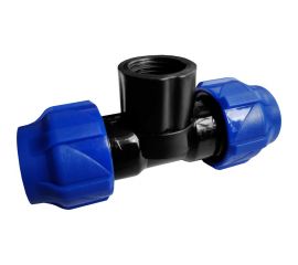 Компрессионный переходной тройник VALFEX ПНД, с внутренней резьбой, 63-3/4""-63 1210016303463 