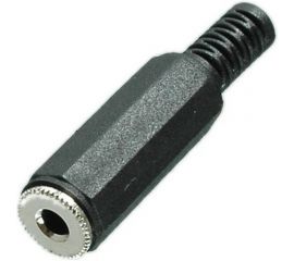 Разъем аудио Pro Legend 3.5мм гнездо стерео пластик на кабель PL2110 