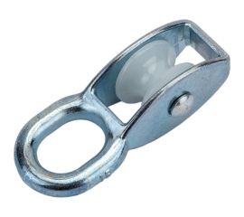 Одинарный одношкивный блок МЕТАЛЛСЕРВИС (SIMPLEX-PL) цинк, 15 мм, 1 шт. МС 1227465 