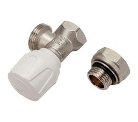 Ручной терморегулирующий клапан STOUT Svr-2102-100015 угловой 1/2" (с дополнительным уплотнением) RG008VL0HJS7HS 