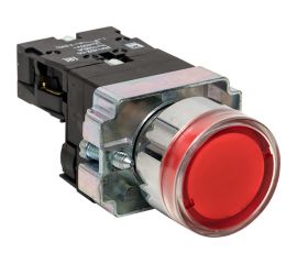Кнопка EKF BA42 с подсветкой 24В красная NC PROxima xb2-bw42-24 
