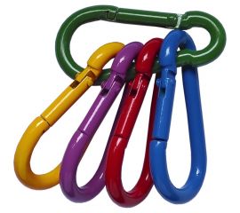 Набор цветных карабинов SOLARIS 6 мм, 5 шт. S6211 