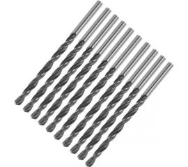 Сверло по металлу (10 шт; 3.2х65 мм; HSS; цилиндрический хвостовик) ТУНДРА 4727947 