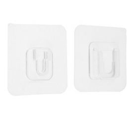 Комплект настенных держателей с клейкой поверхностью TUNDRA krep прозрачный 7044196 