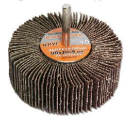 Круг лепестковый по металлу для дрели 80x30x6 мм, P40 SANTOOL 060302-003-040 