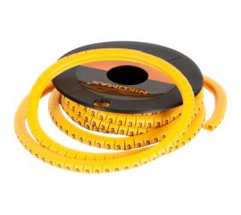 Кабельный маркер буква ""B"", желтый, 500шт. NIKOMAX NMC-CMR-B-YL-500 