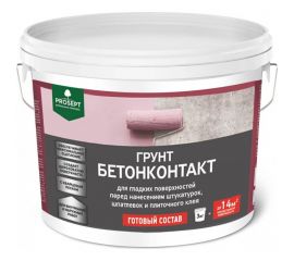 Грунт бетоноконтакт PROSEPT для гладких поверхностей, готовый состав, 3 кг 051-3 