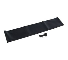 Сшивной чехол на руль TORSO 38 см, перфорация, искусственная кожа, черный 1822690 