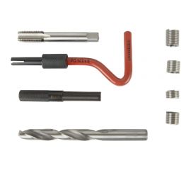 Набор для восстановления резьбы WIEDERKRAFT M14x1,5, 16 предметов WDK-ST1415 
