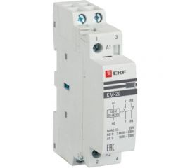 Модульный контактор EKF КМ PROxima 20А NО NC 1 модуль SQkm-1-20-11 