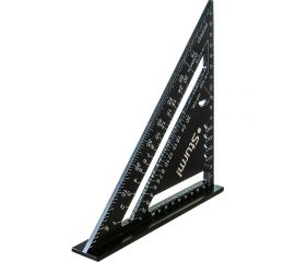 Угольник Sturm 2020-07-170 170мм, алюминиевый сплав, чёрная оксидация, белая шкала 