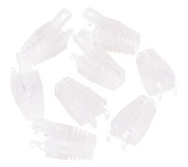 Защитный прозрачный колпачок для коннекторов RJ45 NIKOMAX 100шт NMC-RJBOOT65B-TR-100 