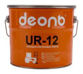 Быстросохнущая автоспецэмаль ДЕОЛЬ UR-12 белая ночь, глянцевая UR12G3 