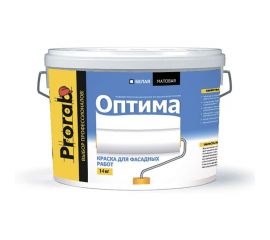 Краска для фасадных работ PRORAB ОПТИМА в/д 14 кг / 11 л POF-140/110 