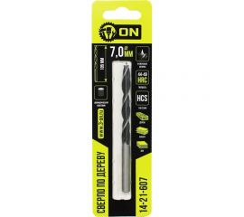 Сверло по дереву 7x105 мм, цилиндрический хвостовик On 14-21-607 