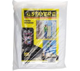 Защитная укрывочная пленка STAYER LDPE 30 мкм 4x5 м в пакете 12253-04-05 