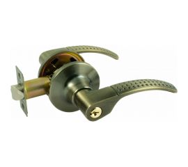 Межкомнатная защелка НОРА-М ЕСО стар. бронза ТТ15-01-Э ключ/фикс. 16753 