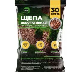 Декоративная щепа Сила Суздаля коричневая, 30 л 4680004063285 