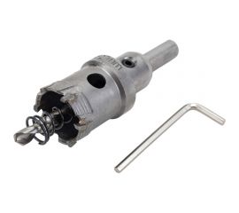 Сверло корончатое кольцевое по металлу в сборе 27x10 мм, Т15К6, сверло 6 мм, ц/х 10 мм TLX 39461 