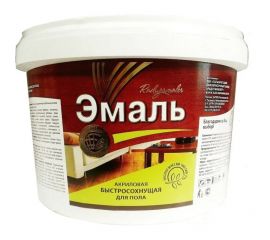 Краска для пола желто-коричневая акриловая Радугамалер ТУ 0,9 кг 4630018083922 