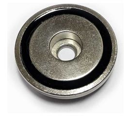 Магнитное крепление с отверстием Проф-магнит В48, сцепление 63 кг, 1 шт. PMYP-B-48 