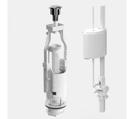 Комплект арматуры Berges Eko 11 однокнопочный, нижний клапан 030311 