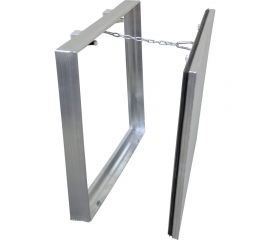 Люк под плитку ревизионный, размер дверцы 29,3/39,3 ЛЮКЕР Д 30/40 