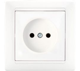 Розетка Bylectrica 1-местная СУ, серия СТИЛЬ, белый, РС16-305 