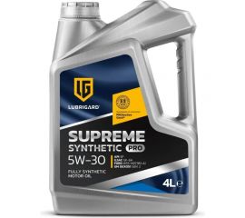 Моторное масло lubrigard SUPREME SYNTHETIC PRO 5W-30 4л LGPSPMS530CH16 