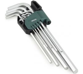 Набор шестигранных ключей Sata сверхдлинные, 9 пр. 09103A 