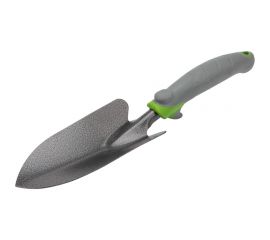 Широкий стальной посадочный совок с прорезиненной ручкой Четыре сезона 64-0002 