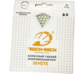 Круг алмазный гибкий шлифовальный АГШК WHITE NEW (125x2.5 мм; Р200) TECH-NICK 128.120.6752 