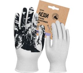 Перчатки х/б с ПВХ СПЕЦ-SB ЛЕДИ ПРАЙМ Пер 047Я 25гр, 13 класс Пер 047Я; 3.3115.047 