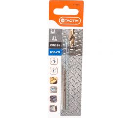 Сверло по металлу Cobalt 2 шт, 2.5 мм 410373 