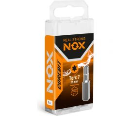 Бита COREBIT TX7х25 мм, С6.3, 5 шт, бокс NOX 332725-5B 