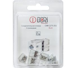2-проводная соединительная клемма DORI СМК 2273-202 (6 шт.) 46295 