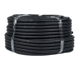 Гибкая гофрированная труба EKF PROxima ПНД, d20мм, тяжёлая с протяжкой, 100м, цвет черный tpnd-20-t 