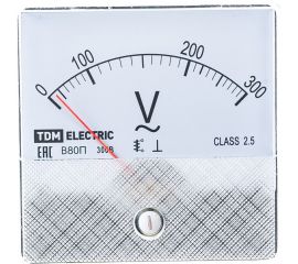 Вольтметр TDM В80ПН 300В-2.5 SQ1102-0239 