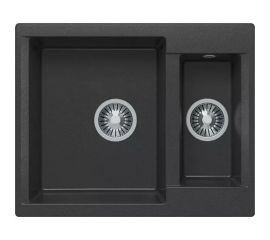 Кухонная мойка Polygran BRIG-620 (№16 Черный) 407923 