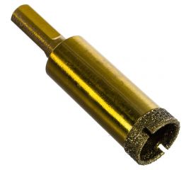 Коронка алмазная по керамограниту (20 мм) ПРАКТИКА 035-066 