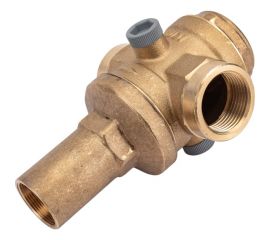 Редуктор давления муфтовый ICMA S.P.A. с боковым подключением манометра, max t=90, max 40 бар, выход 1-6 бар, внутренняя резьба 1"" 246 /91246AF05 