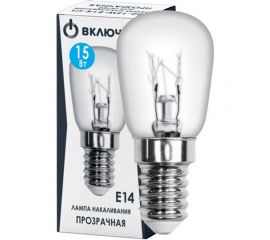 Лампа Включай для холодильников и швейных машин РН-15W-E14-CL 9973978 