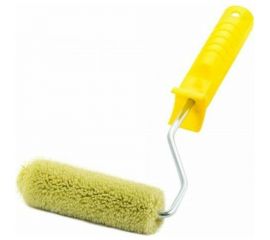 Мини-валик РемоКолор малярный с рукояткой Синтэкс , фасадный, ось 6мм, D15мм, 55мм, 06-1-500 